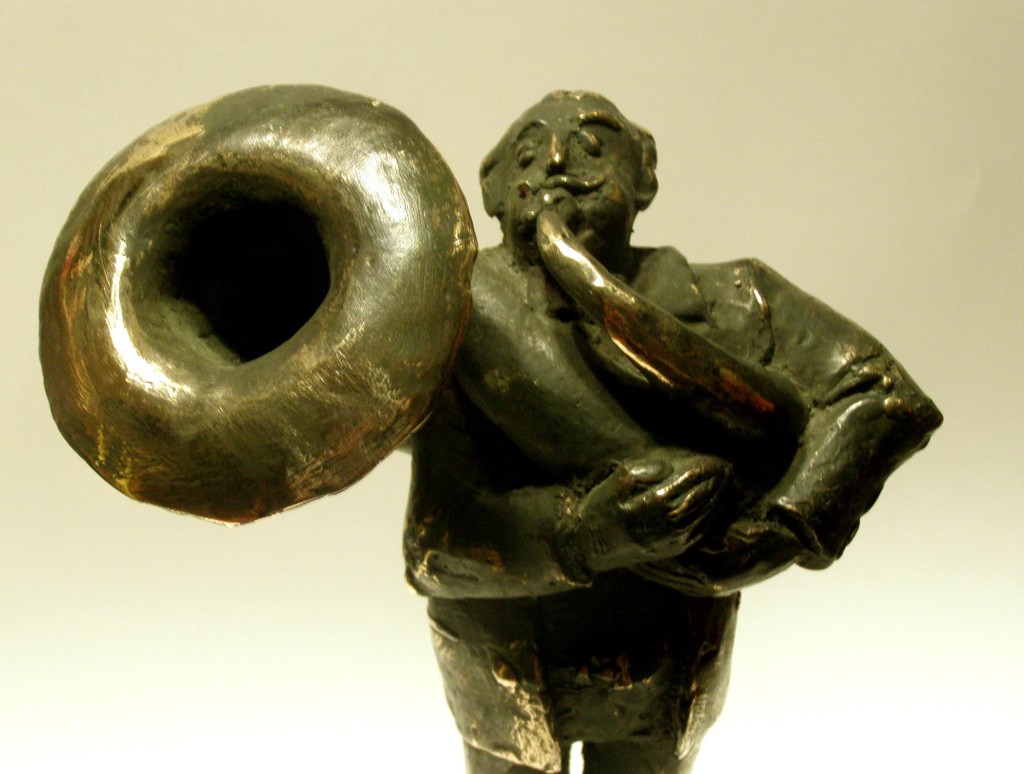 Trębacz /trumpeter/- /bronze/