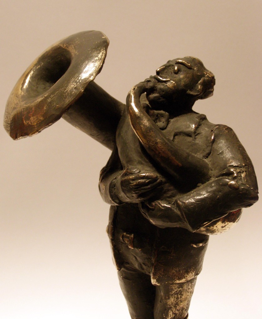 Trębacz /trumpeter/- /bronze/